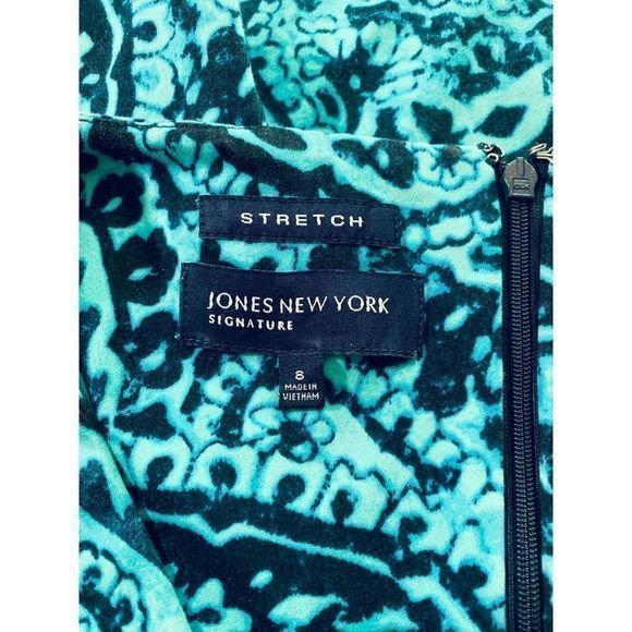 Jones New York Signature Stretch Women Dress 8 - Picture 4 of 7